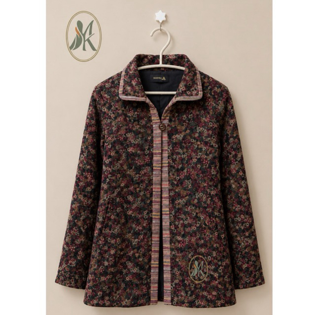 [Preloved] Shafira Floral vintage Blazer