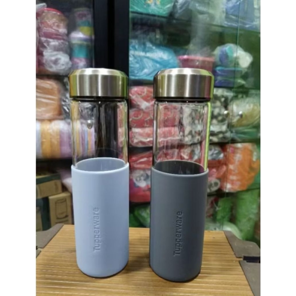 Aquananda botol kaca Tupperware 500ml