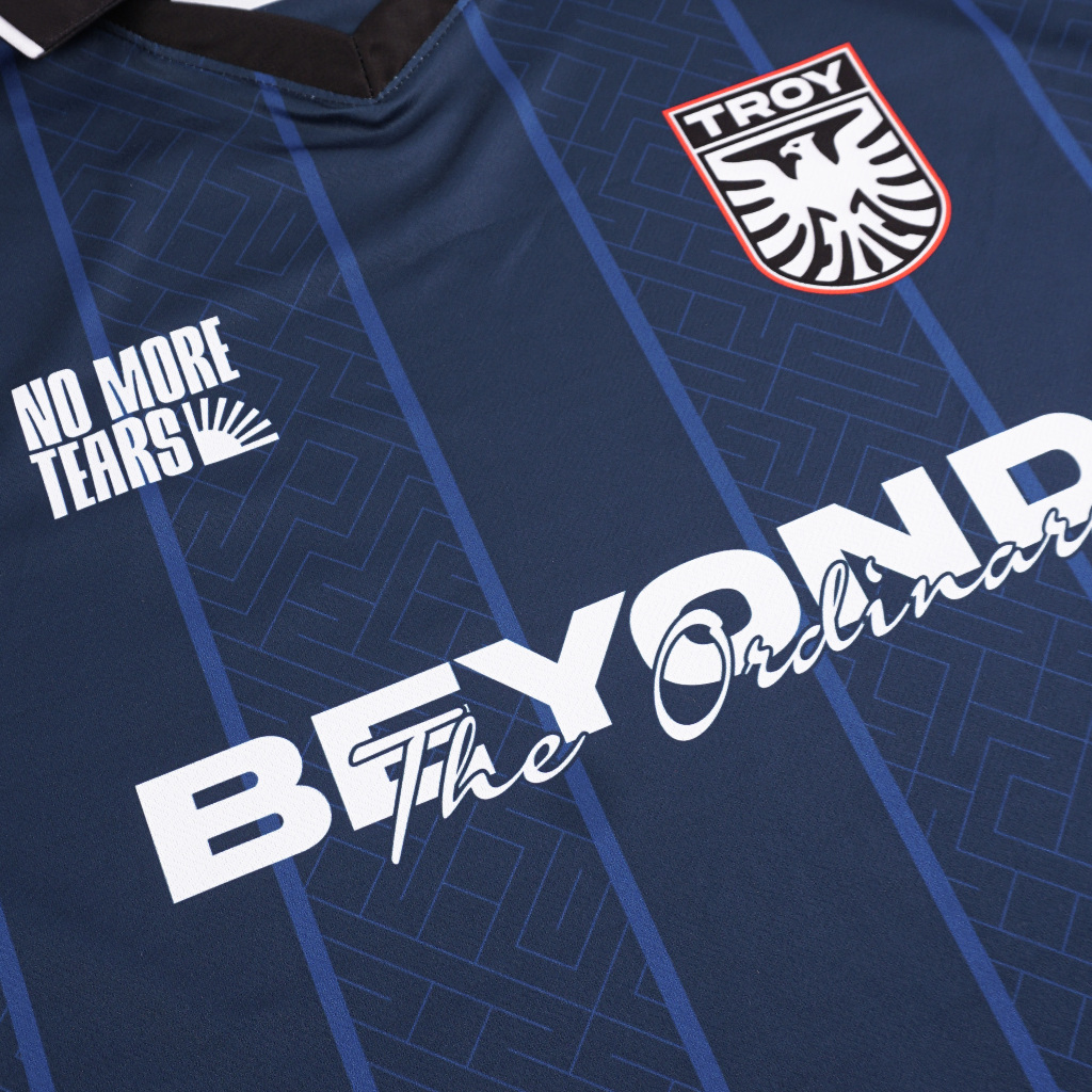 Troy Company Jersey Biru Navy Garis Klasik - Beyond Ordinary Jersey Deep Blue Pinstripe JSM 3616