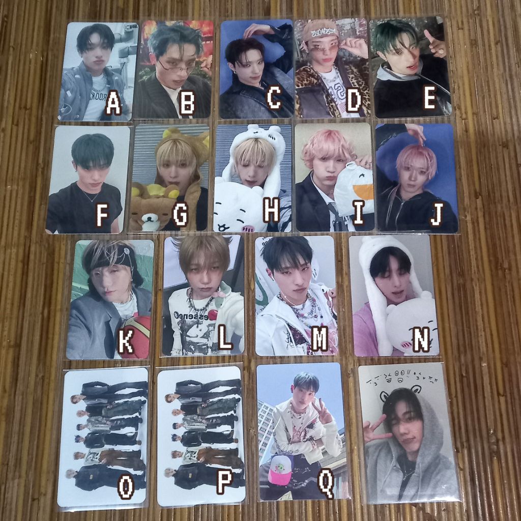 Photocard Official P1harmony : Keeho, Theo, Jiung, Intak, Soul, Jeongseob