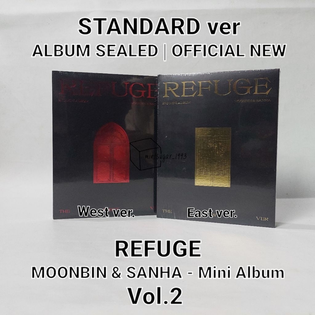 [ OFFICIAL READY SEALED ] MOONBIN&SANHA ( ASTRO ) - Mini Album Vol.2 [ REFUGE ] ( THE WEST ver | THE