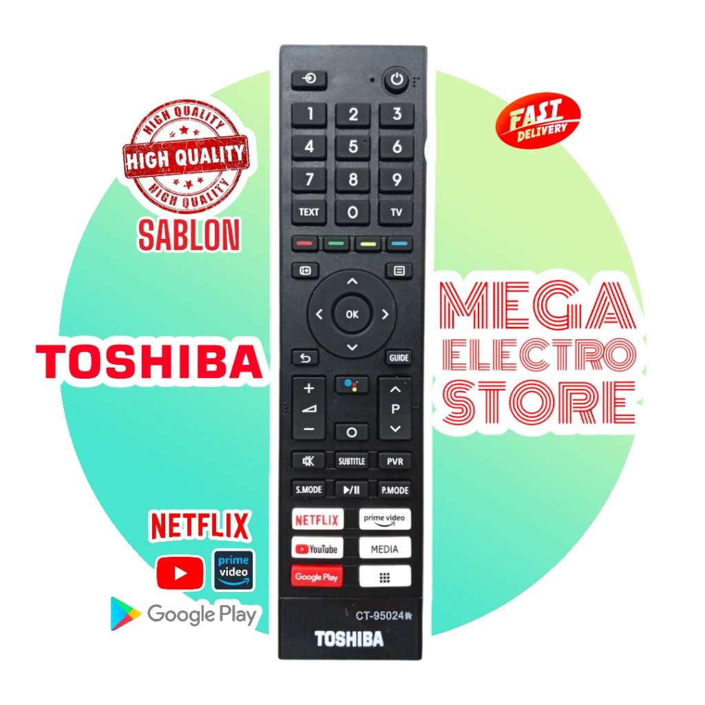 REMOTE TV TOSHIBA CT-95024 LED SMART