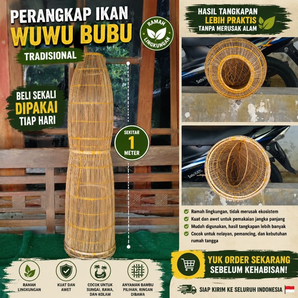 wuwu ikan bubu ikan besar 100 cm