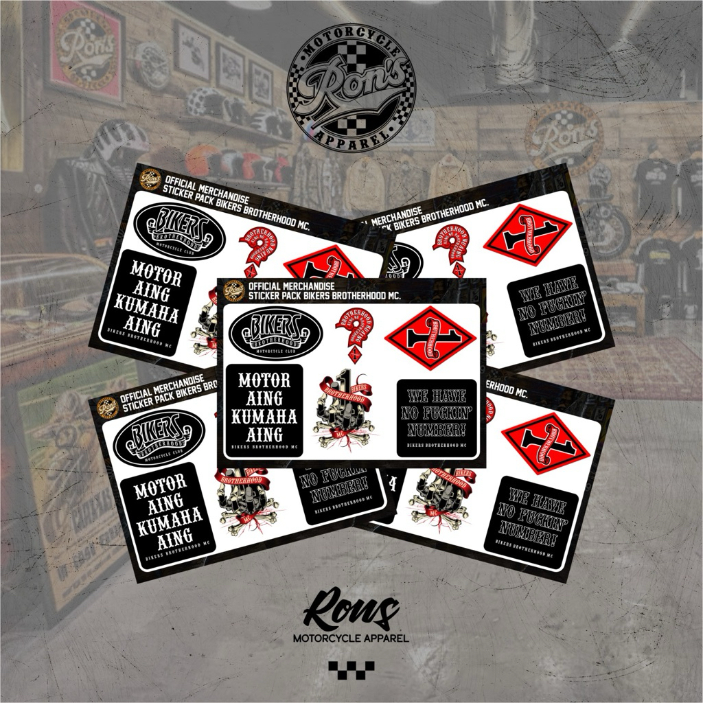 Sticker Pack Original Bikers Brotherhood MC