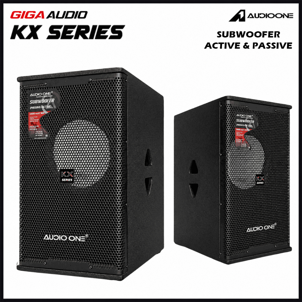 Subwoofer 12 Inch Aktif / Pasif AUDIO ONE  KX 112 Single Speaker Karaoke Sound System Original | GA