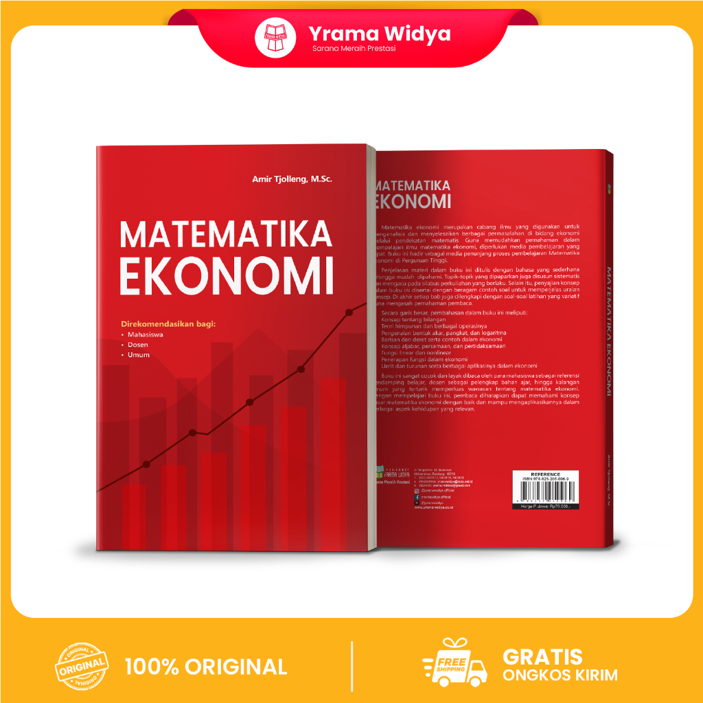 Yrama Widya - Buku Matematika Ekonomi | Buku Referensi Kuliah