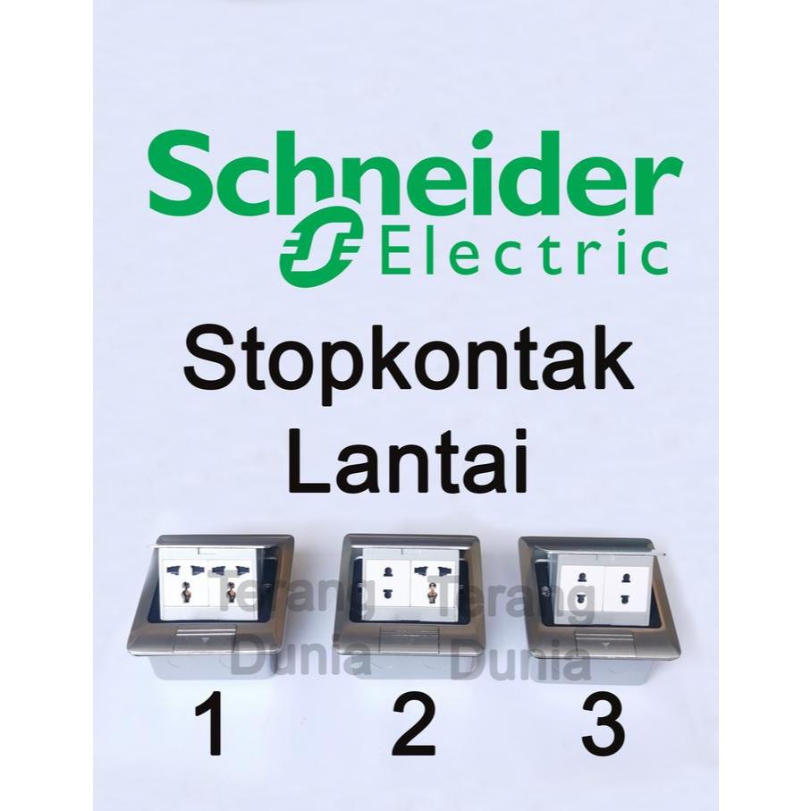 Stopkontak Lantai Schneider Colokan Lantai Schneider E227F_ABE
