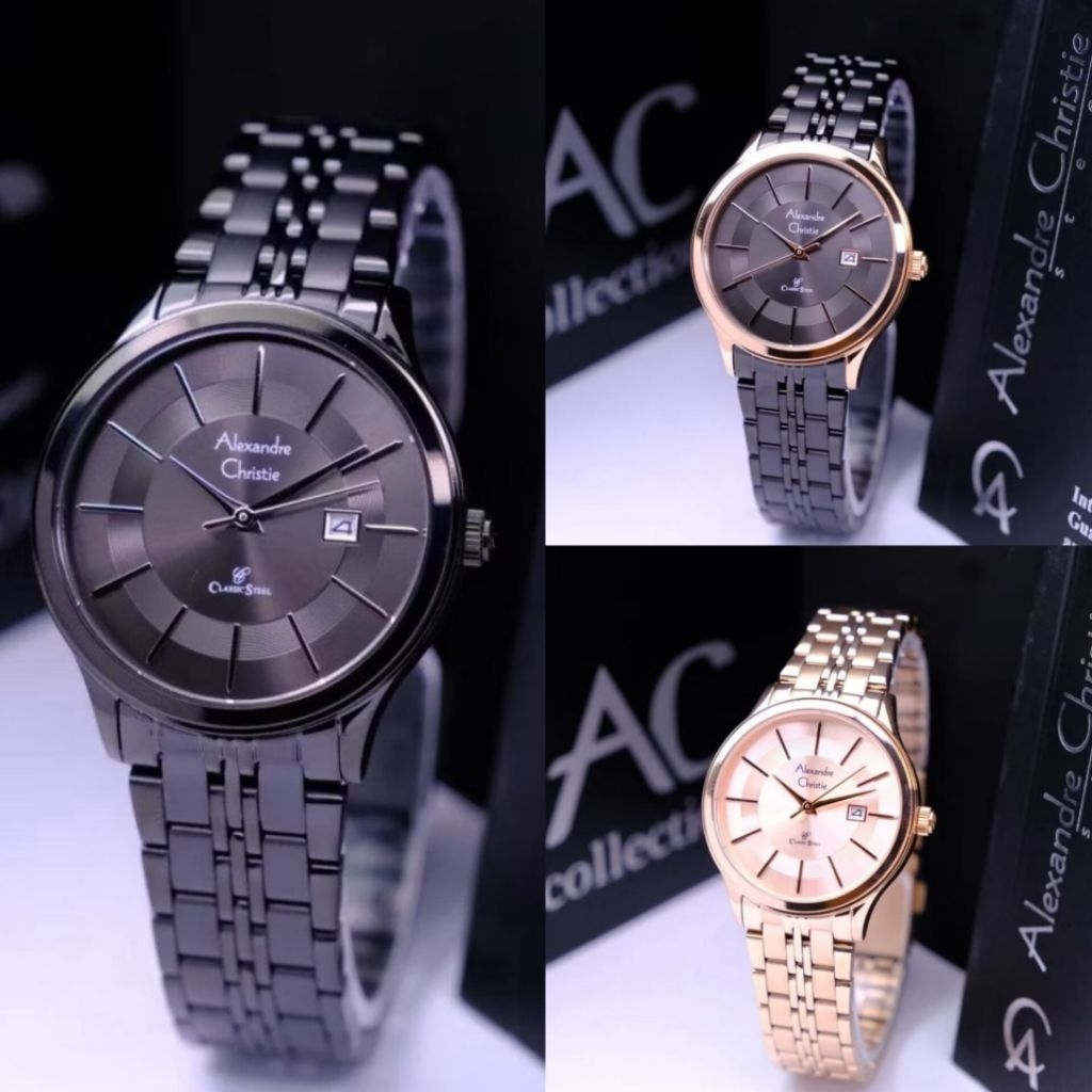 JAM TANGAN WANITA ALEXANDRE CHRISTIE AC8348/AC 8348/AC-8348 ORIGINAL
