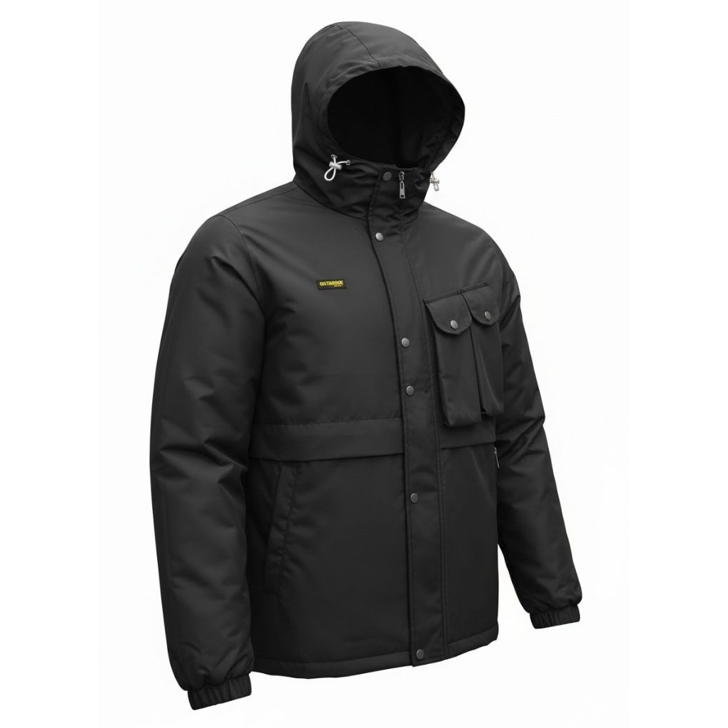 outright company-parka jaket anorak/winbreaker jaket nilon dasky cringkle