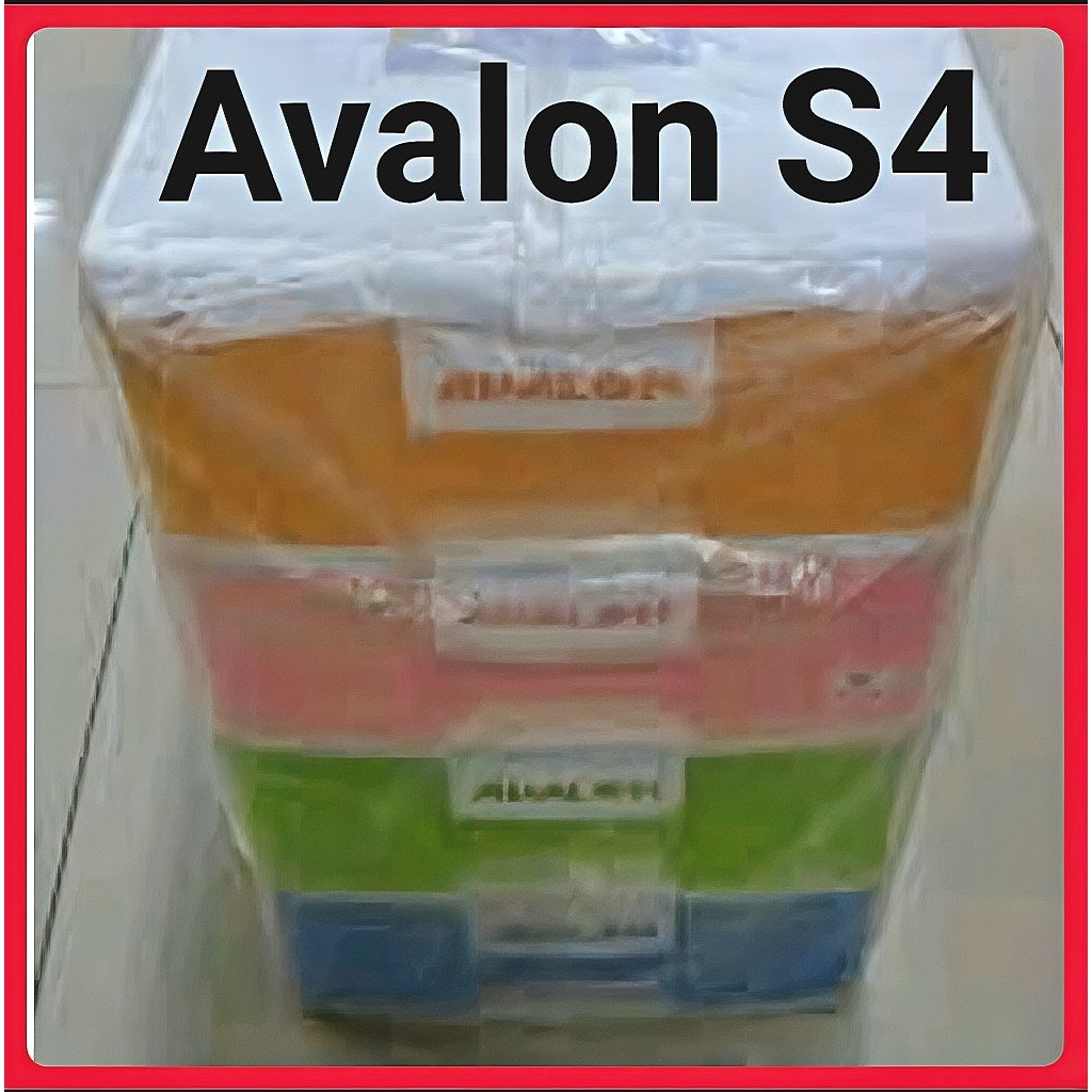 Rak Container Laci Jumbo Large, Avalon, Susun 4.(KHUSUS GOJEK).