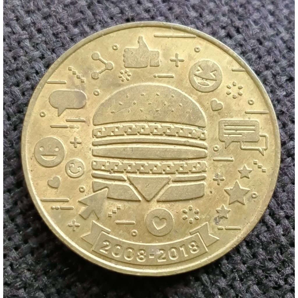 KOIN TOKEN BIG MAC Amerika Serikat 2018