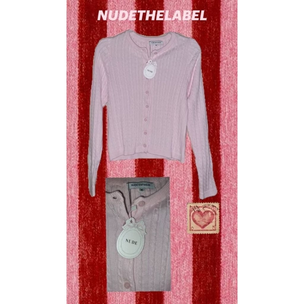 PRELOVED|RUBY CABLE CARDIGAN BY NUDETHELABEL