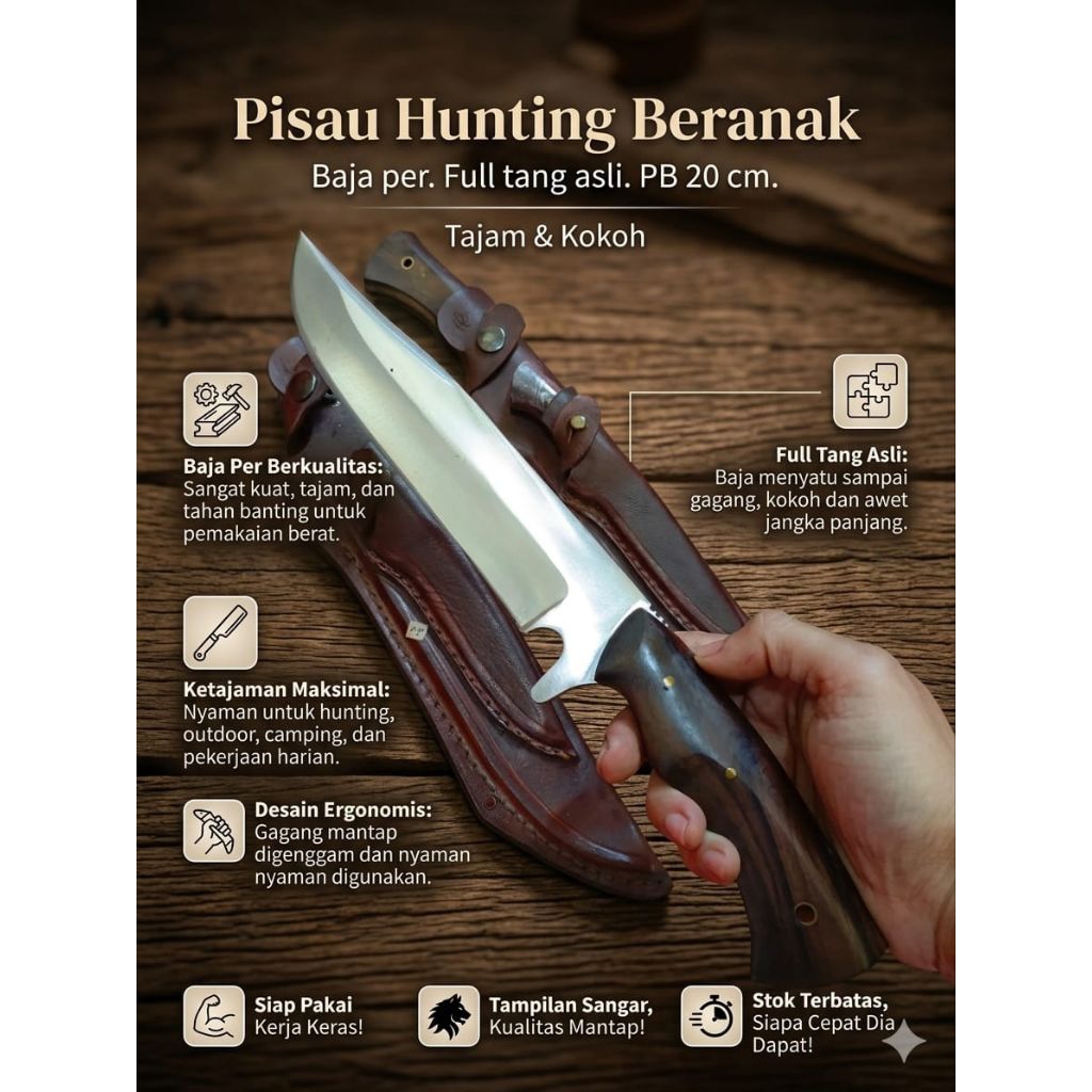 pisau hanting bowi