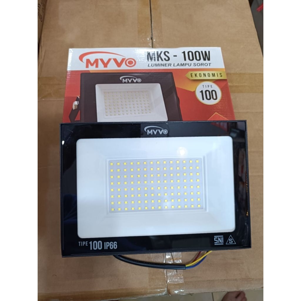 MYVO lampu sorot led floodlight 50 watt 100 watt lampu tembak led