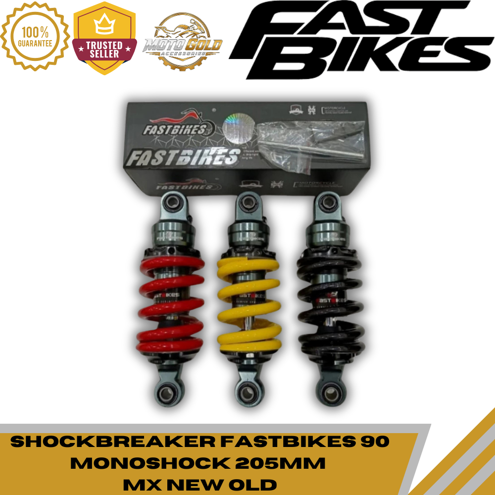 Shockbreaker FASTBIKES 90 Monoshock 205MM Motor Bebek MX King