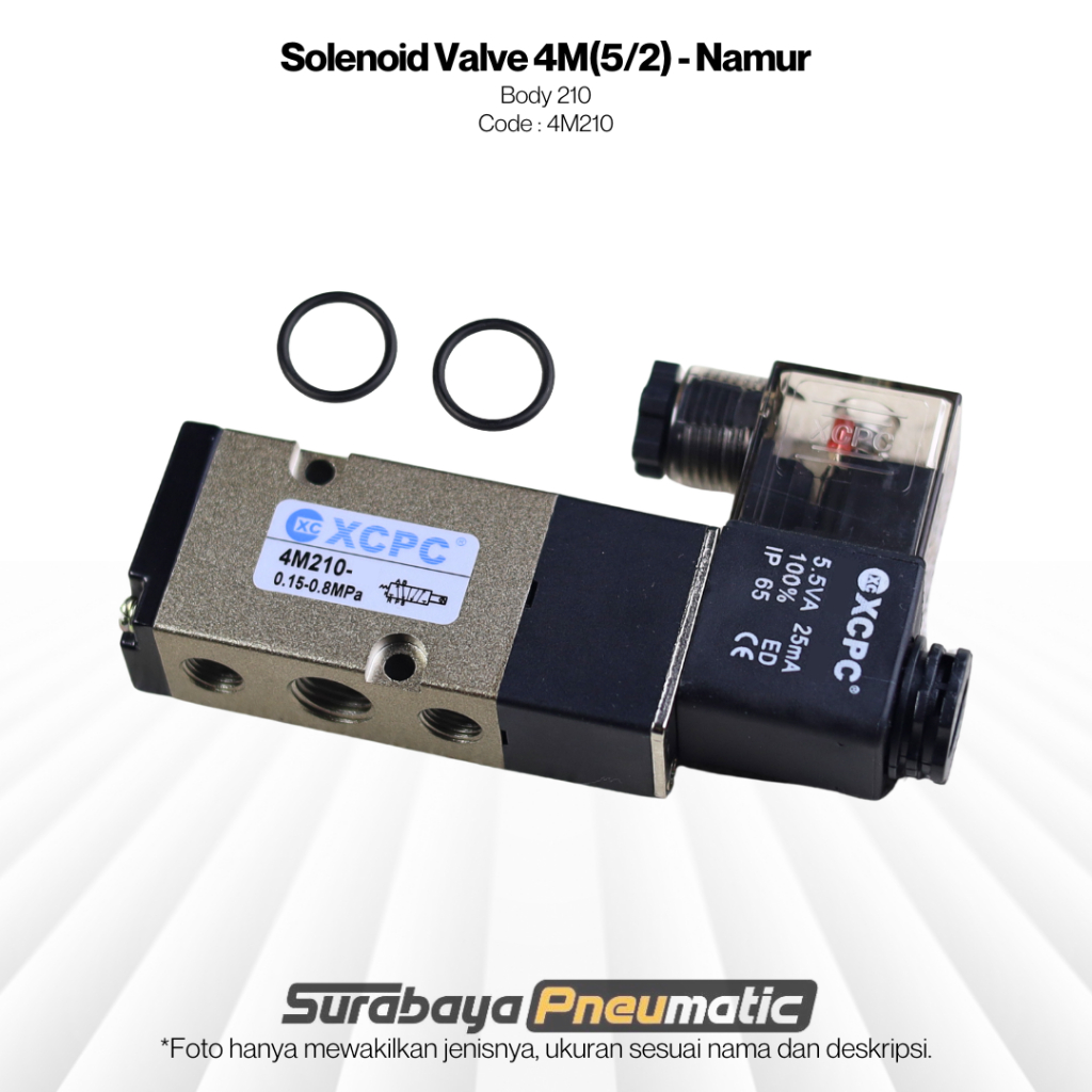 Solenoid Valve - 4M210-08-AC220V - Selenoid Pneumatic XCPC - 4M210 08