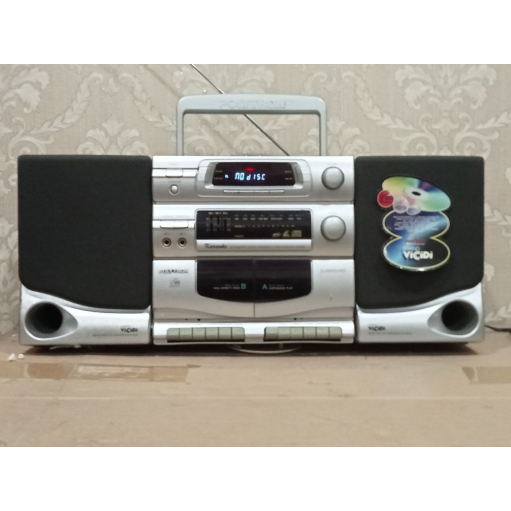 Radio Kaset Recorder grand Vicidi Polytron GV-862KDCP