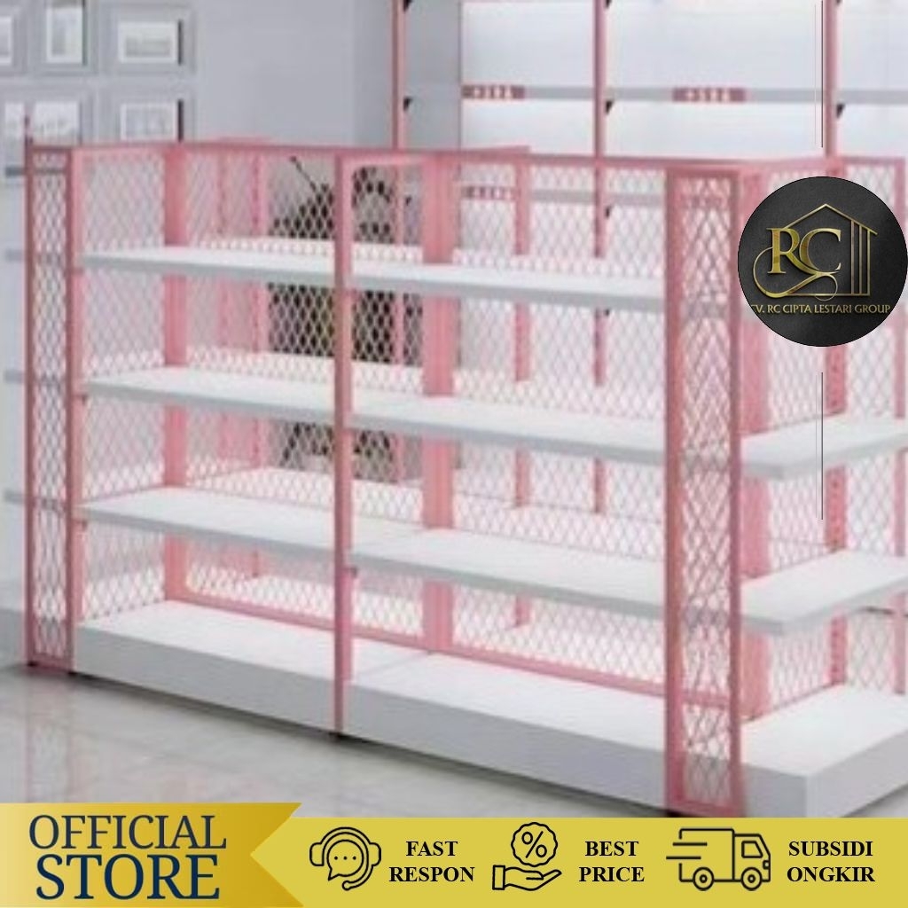 Rak Gondola Display Supermarket Display Toko Furniture Mebel