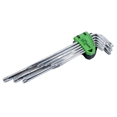 TEKIRO KUNCI L TORX SET DENGAN LUBANG 9PCS - HK-TA1206