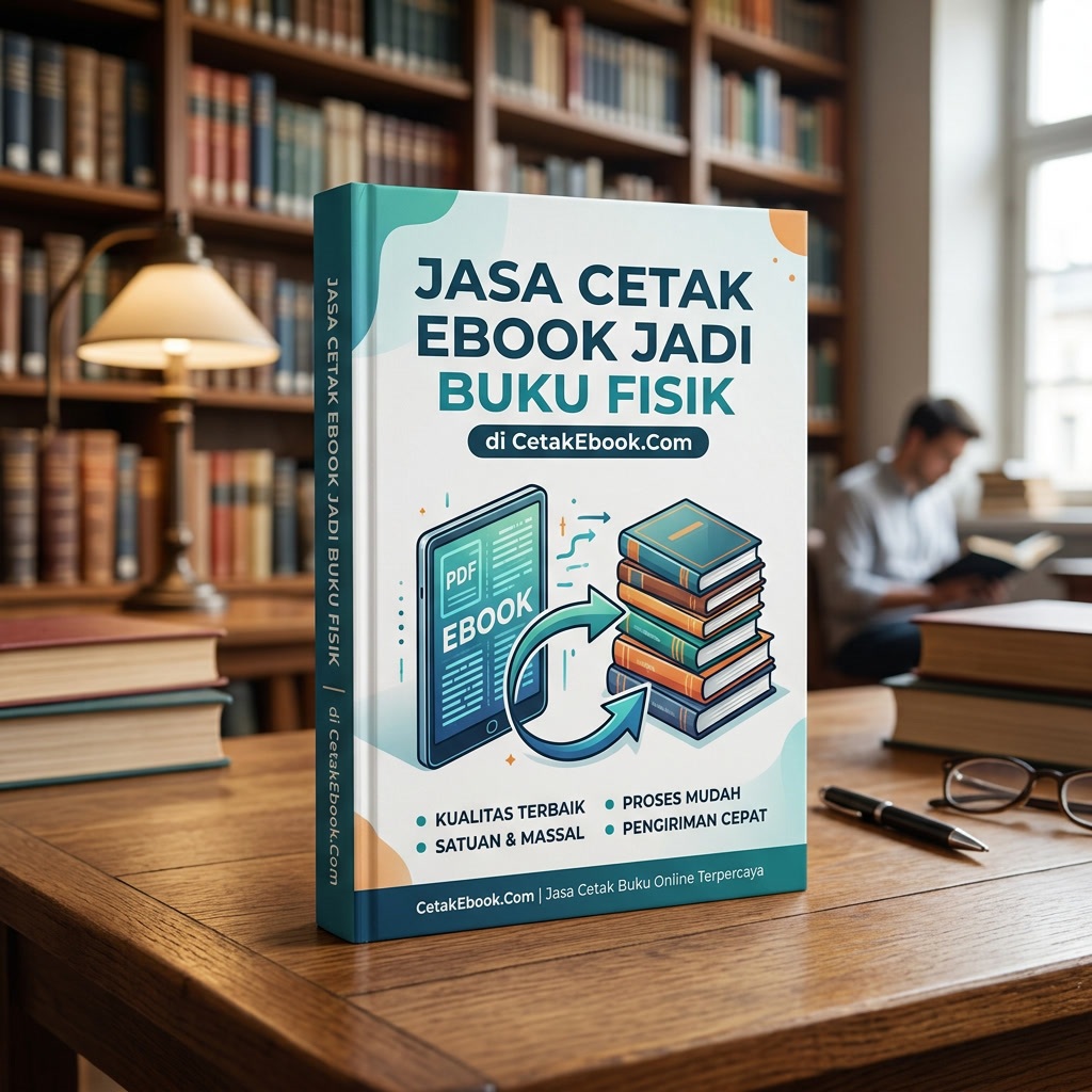 Unik TERLARIS Jasa Pembuatan Buku (dari ebook, jilid lem blok) CETAK BUKU Limited