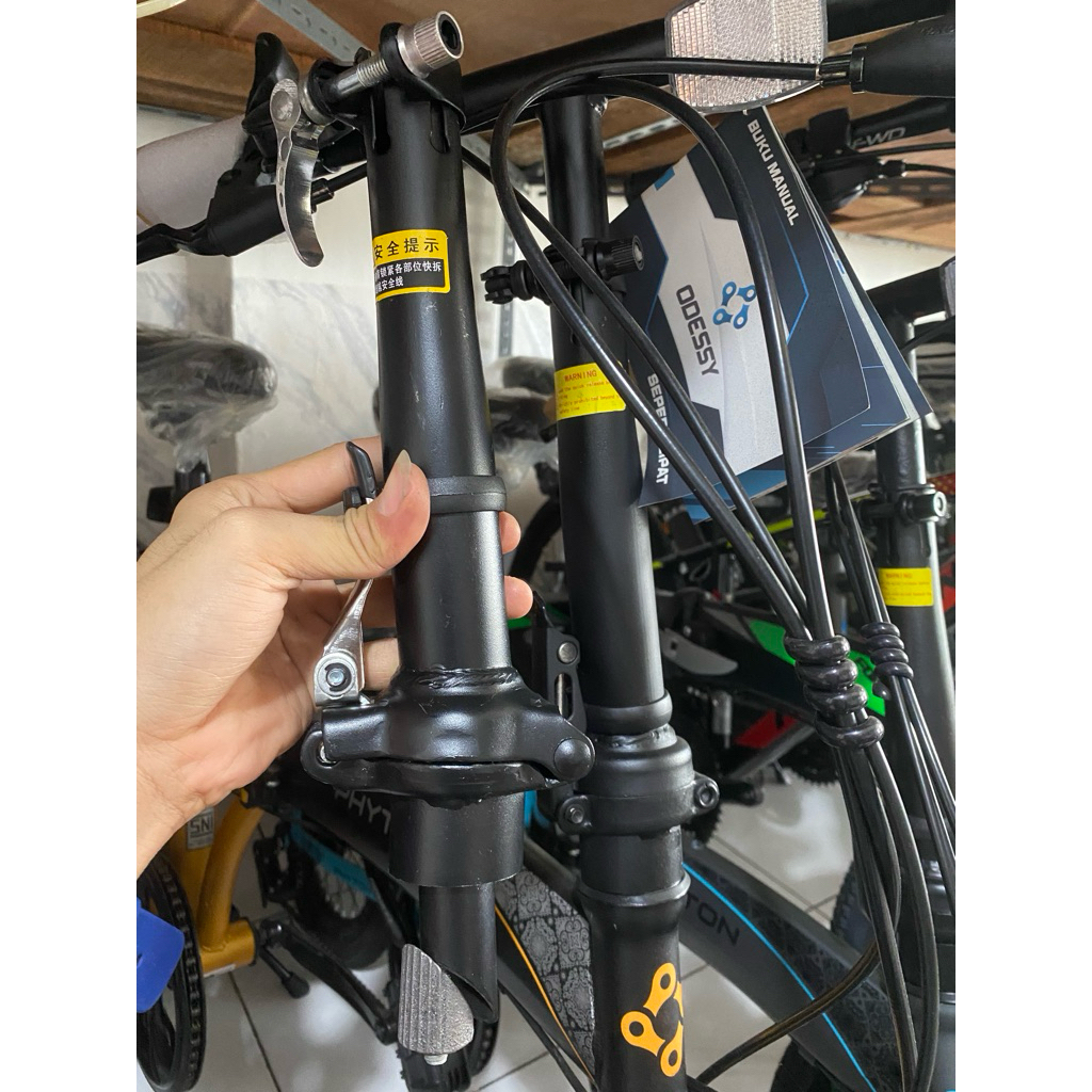 Handlepost Tiang Stang Sepeda Lipat Oversize OS Standard 22.2 25,4 To 28.6 Seli Original EXOTIC TREX