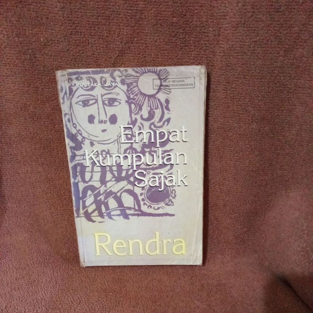 BUKU EMPAT KUMPULAN SAJAK - RENDRA