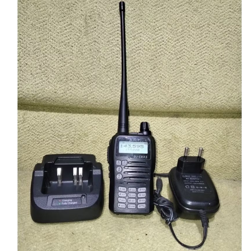 Ht alinco dj-crx5 bekas lengkap