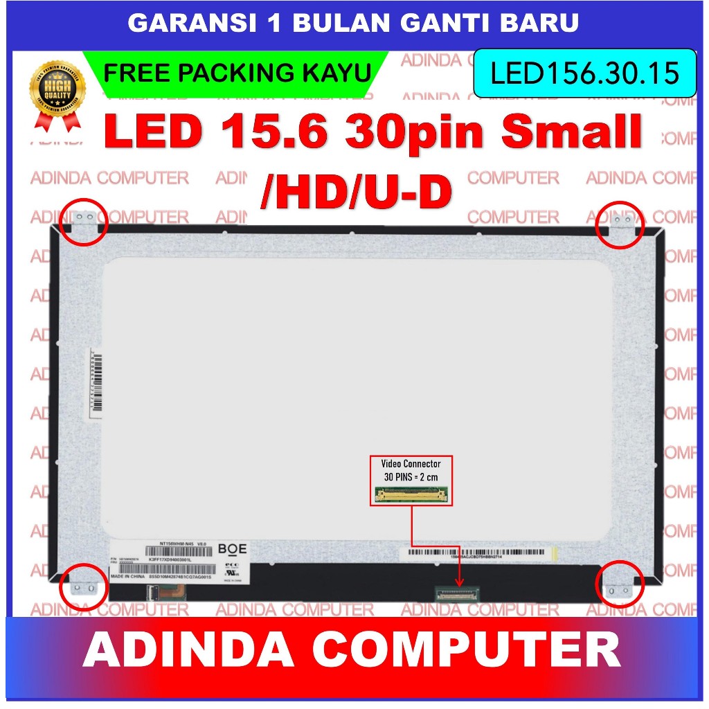 LCD LED Asus Vivobook X505 X505Z X505ZA 15.6 INCH HD Small Frame