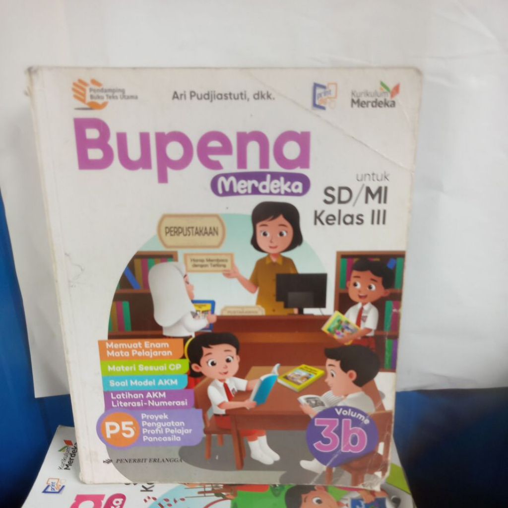 BUKU BEKAS BUPENA MERDEKA VOLUME 3B UNTUK SD KLS 3
