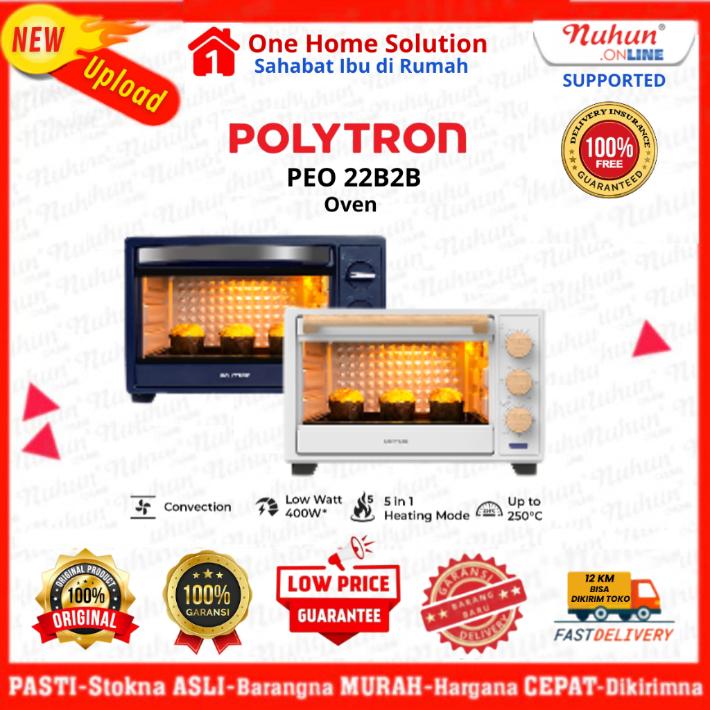 Polytron Oven Listrik PEO 22B2B 22 Liter