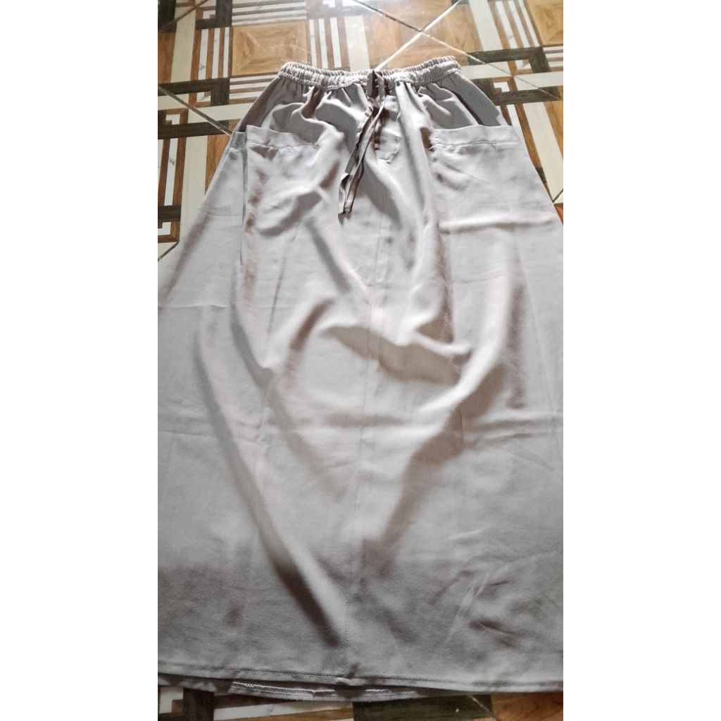 rok span wanita rok span scuba preloved