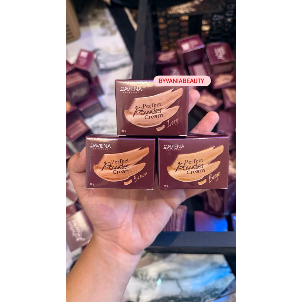 (PRE ORDER) DAVIENA SKINCARE BEDAK BASAH PERFECT POWDER CREAM 10GRAM | DAVIENA BEDAK BASAH GLOWING D