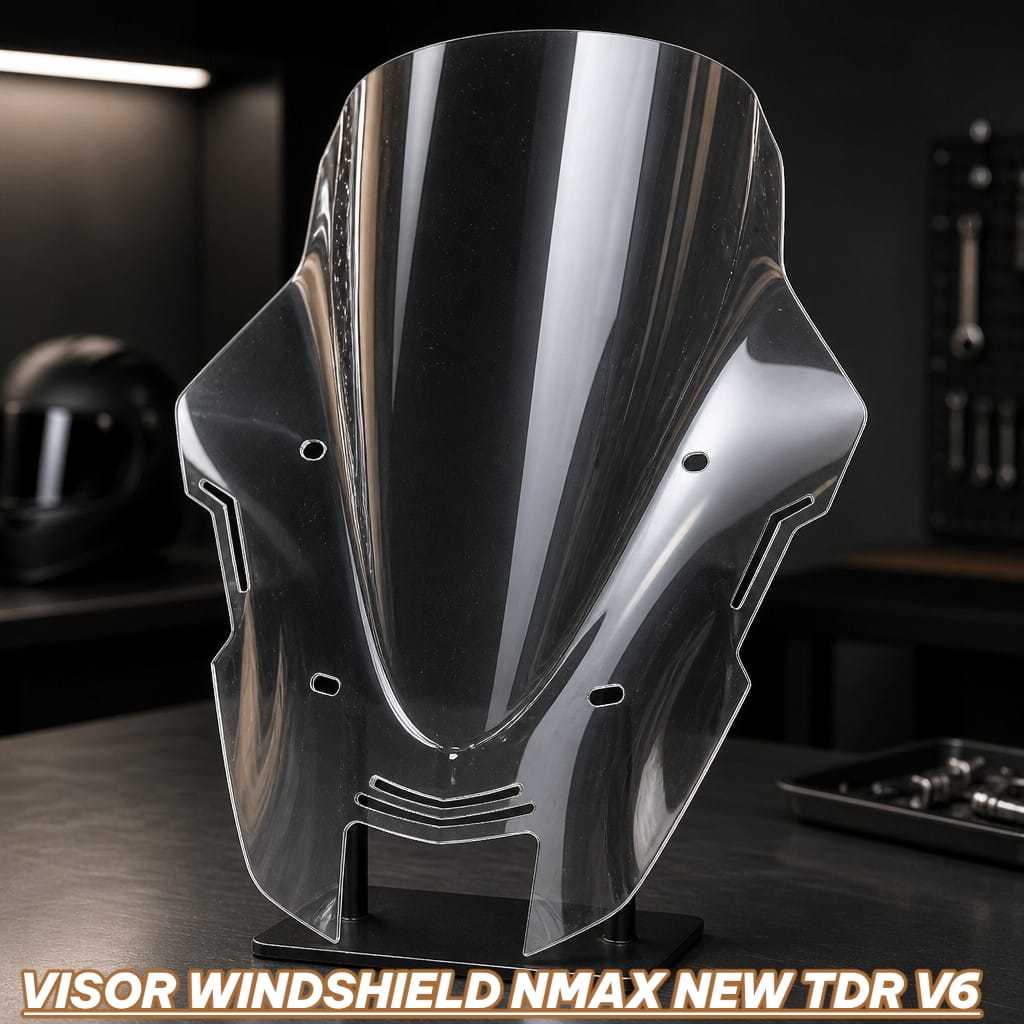Visor Nmax New TDR V6 Visor Windshield Nmax New Model TDR V6
