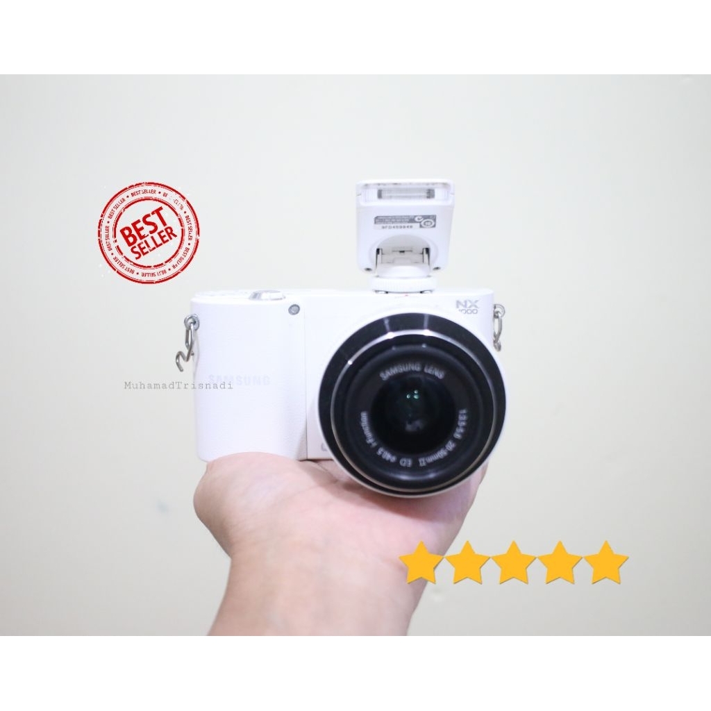 Camera Kamera Mirrorless Samsung NX1000 Lensa 20-50mm FullHD Video 20MP For WIFI Putih Murah