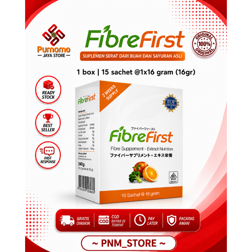 Promo Fibre first | Fibrefirst | Fibre First | Fibre first 15 sachet