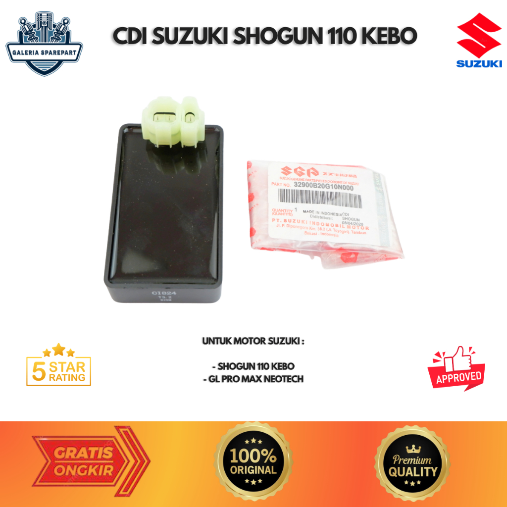 Cdi Suzuki Shogun 110 Kebo - GL Pro Max Neotech - CDI Original