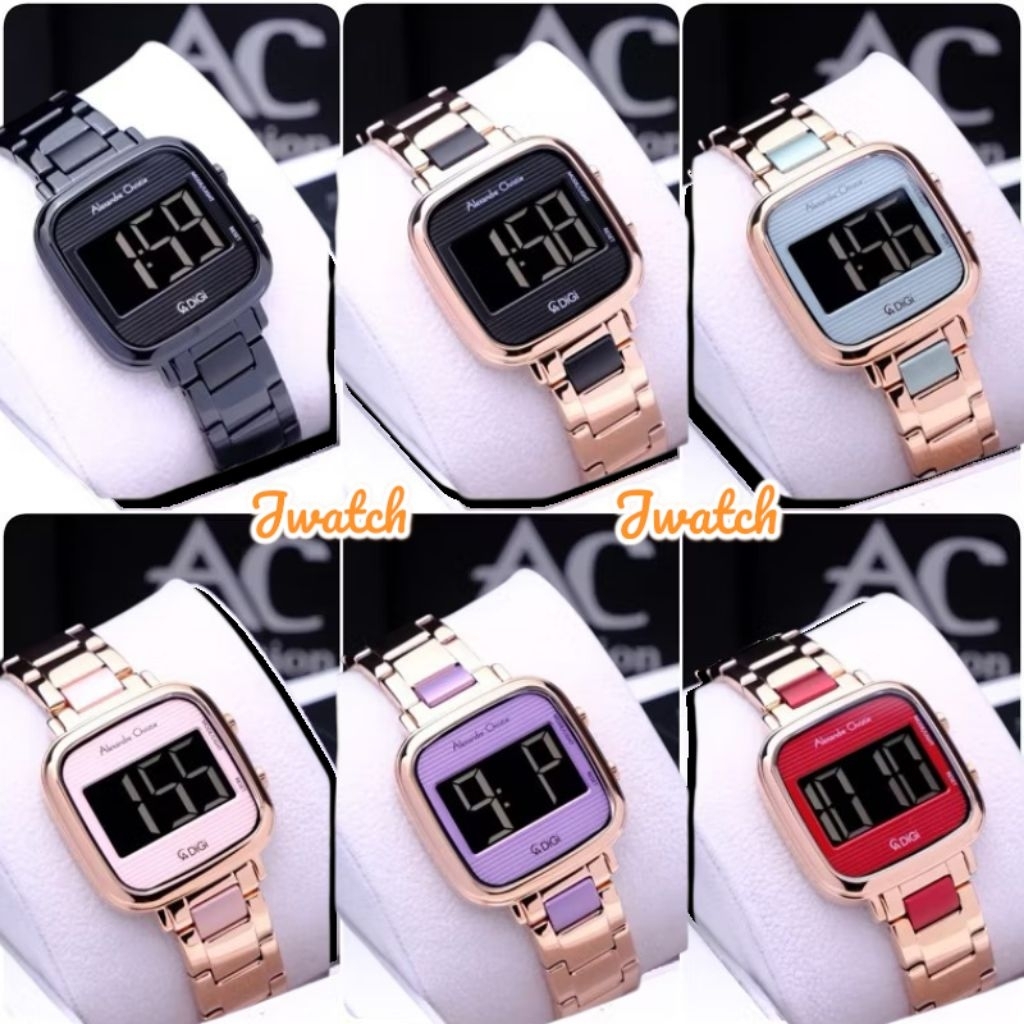 Jam Tangan Wanita ALEXANDRE CHRISTIE Digi 9402