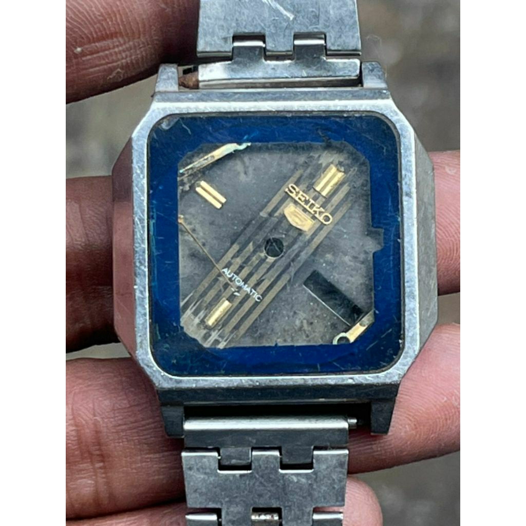 Seiko 5 Vintage Kotak 7009-5570 Cal. 7009A Koleksi Jam Jadul Rare