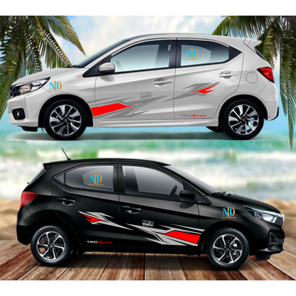 NEW STICKER BRIO STIKER BRIO RS STICKER MOBIL BRIO STICKER VARIASI MOBIL BRIO STICKER HONDA BRIO
