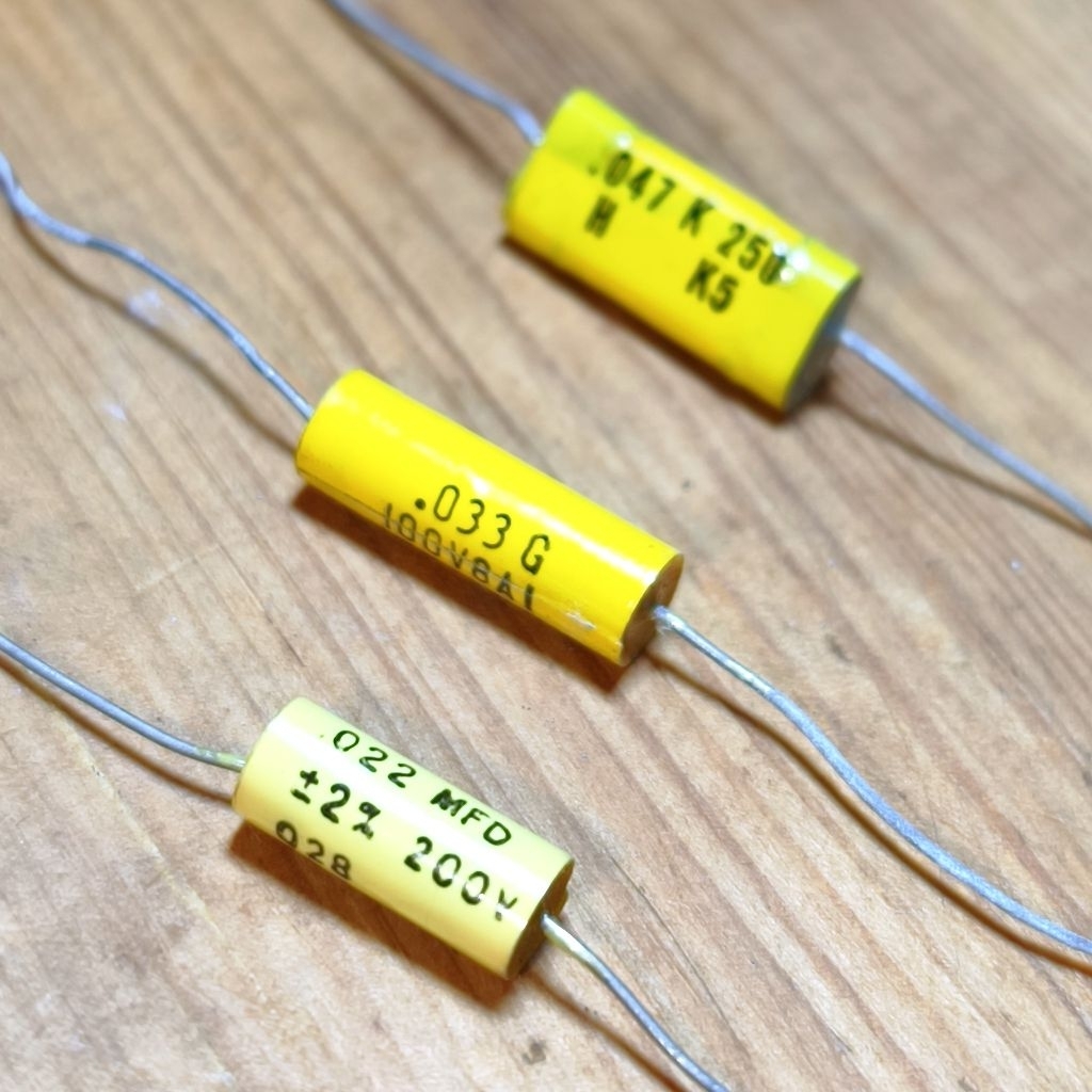 Kapasitor Tone Gitar 0.022uf 0.033uf 0.047uf 223 333 473 22nf 33nf 47nf vintage