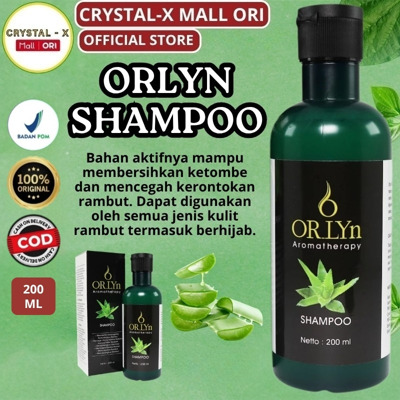 Orlyn Shampo NASA Shampo Herbal Rambut Rontok Menyuburkan Rambut Aromatherapy