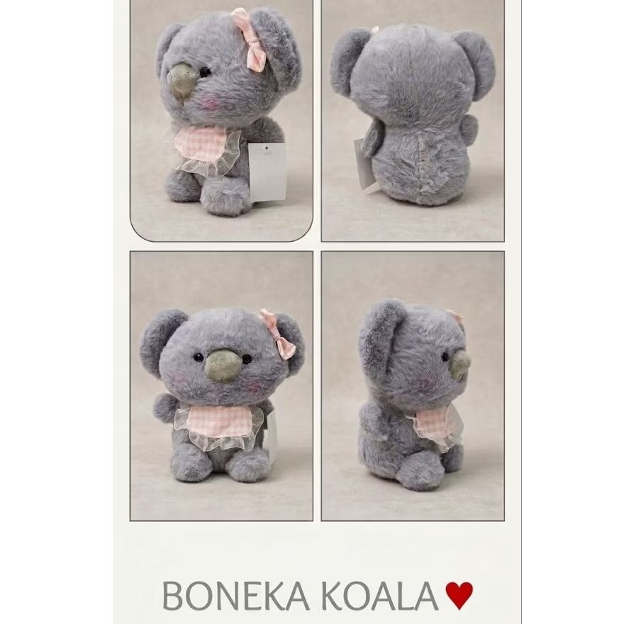 Boneka Koala Lucu Halus Lembut/ Hiasan/ Assesoris/ Dekorasi boneka anak