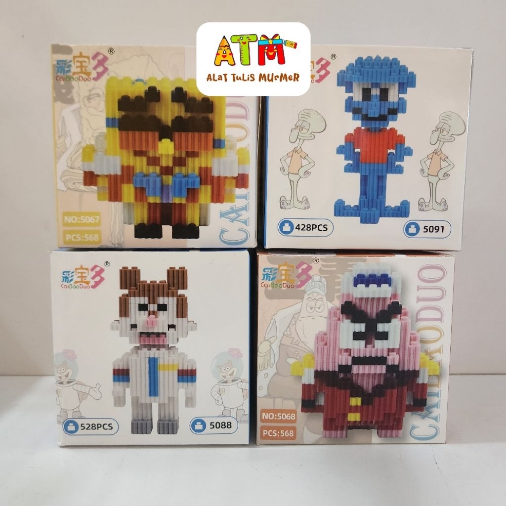 131003 | Mainan Lego Mix | Desain dari Kartun Spongebob Squarpants