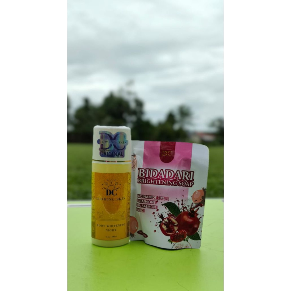 HB DC GLOWING SKIN ORIGINAL SEGEL HOLOGRAM DAN SABUN BIDADARI