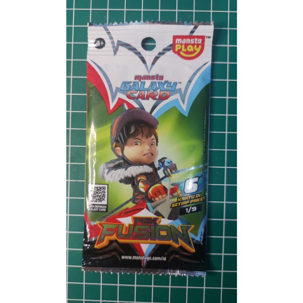 Pek Fusion Indonesia Ori - Kartu Boboiboy Monsta Galaxy Card