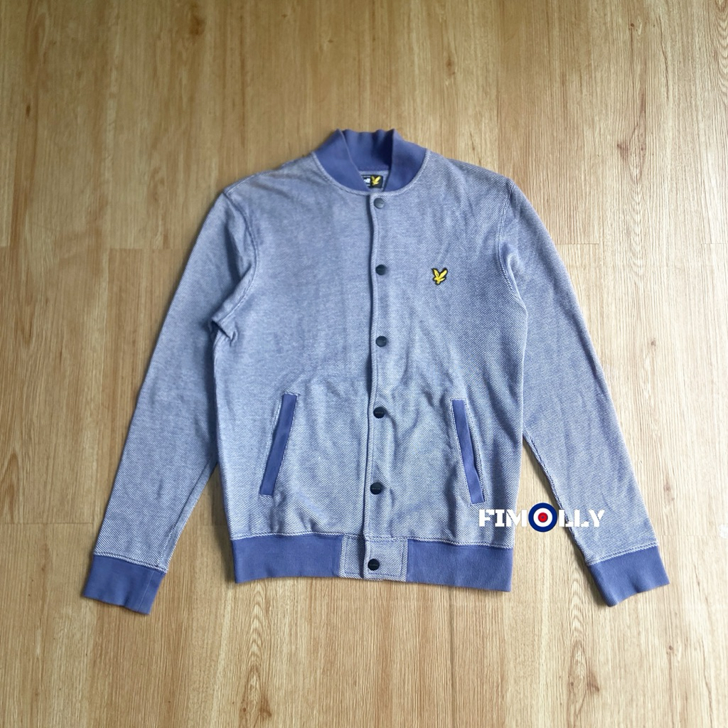 Tracktop Lyle Scott Grey button on