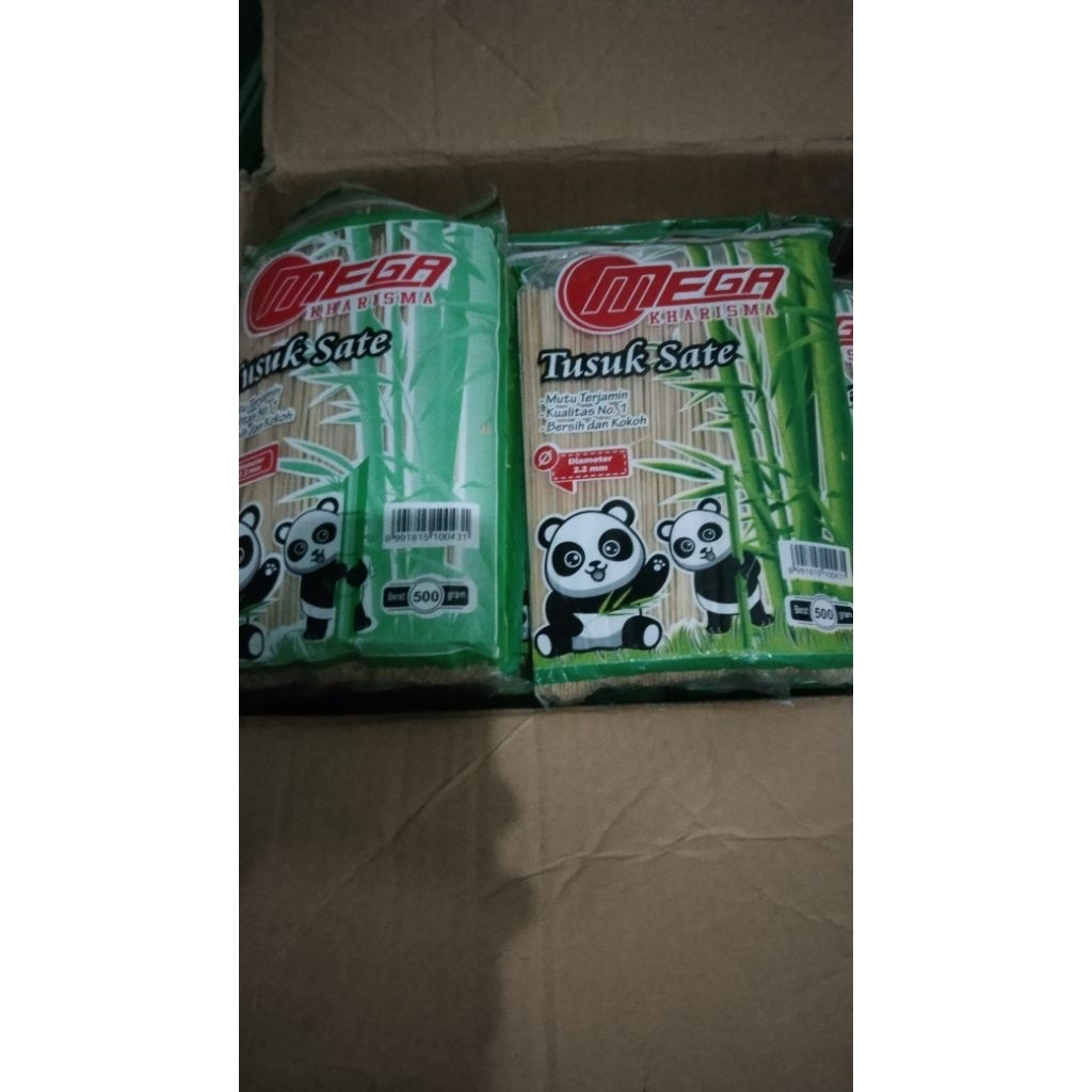 tusuk sate mega 500gram UK 20cm