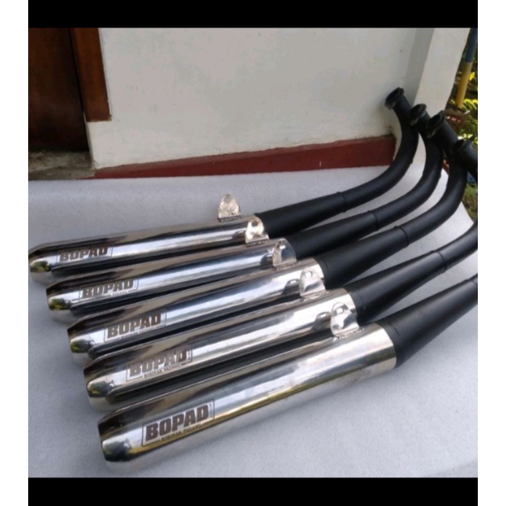 KNALPOT BOPAD BOBOKAN PADANG SETENGAH DEWA PNP RX KING, RX SPESIAL