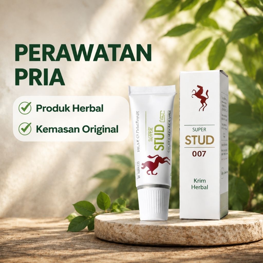 KRIM SALEP HERBAL STUD 007 Original Untuk Meningkatkat Stamina & Kesehatan Tubuh Pria