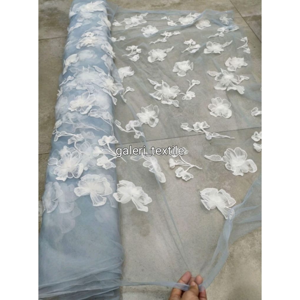 Kain Tile 3D Premium [ Harga Persetengah Meter 0,5 Meter ]